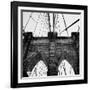 Brooklyn Bridge II-Nicholas Biscardi-Framed Premium Photographic Print