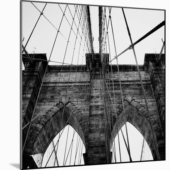 Brooklyn Bridge II-Nicholas Biscardi-Mounted Photographic Print