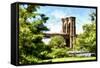 Brooklyn Bridge II-Philippe Hugonnard-Framed Stretched Canvas