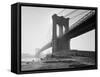 Brooklyn Bridge in Fog-GE Kidder Smith-Framed Stretched Canvas