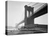 Brooklyn Bridge in Fog-GE Kidder Smith-Stretched Canvas