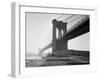 Brooklyn Bridge in Fog-GE Kidder Smith-Framed Photographic Print