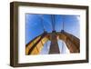 Brooklyn Bridge in New York-Jorg Hackemann-Framed Photographic Print