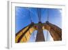 Brooklyn Bridge in New York-Jorg Hackemann-Framed Photographic Print