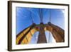 Brooklyn Bridge in New York-Jorg Hackemann-Framed Photographic Print