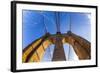 Brooklyn Bridge in New York-Jorg Hackemann-Framed Photographic Print