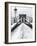 Brooklyn Bridge in Snow-Igor Maloratsky-Framed Art Print