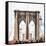 Brooklyn Bridge - In the Style of Oil Painting-Philippe Hugonnard-Framed Stretched Canvas