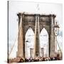 Brooklyn Bridge - In the Style of Oil Painting-Philippe Hugonnard-Stretched Canvas