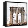 Brooklyn Bridge - In the Style of Oil Painting-Philippe Hugonnard-Framed Stretched Canvas