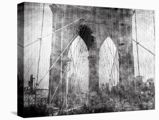 Brooklyn Bridge in Verichrome-Evan Morris Cohen-Stretched Canvas