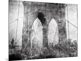 Brooklyn Bridge in Verichrome-Evan Morris Cohen-Mounted Photographic Print