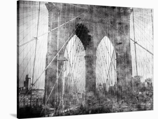 Brooklyn Bridge in Verichrome-Evan Morris Cohen-Stretched Canvas
