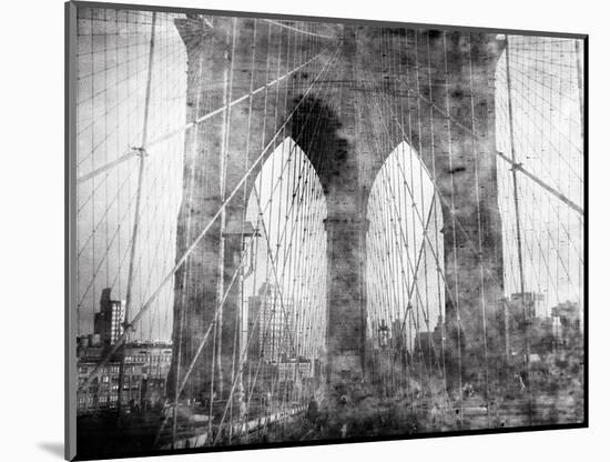 Brooklyn Bridge in Verichrome-Evan Morris Cohen-Mounted Photographic Print