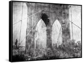 Brooklyn Bridge in Verichrome-Evan Morris Cohen-Framed Stretched Canvas