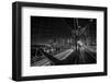 Brooklyn Bridge Lights-Stefan Schilbe-Framed Photographic Print