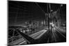 Brooklyn Bridge Lights-Stefan Schilbe-Mounted Photographic Print