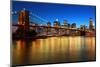 Brooklyn Bridge LowerManhattan-null-Mounted Art Print