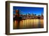 Brooklyn Bridge LowerManhattan-null-Framed Art Print