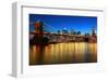 Brooklyn Bridge LowerManhattan-null-Framed Art Print