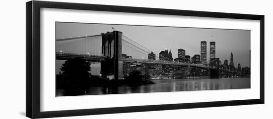 Brooklyn Bridge, Manhattan, New York City, New York State, USA-null-Framed Photographic Print