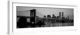 Brooklyn Bridge, Manhattan, New York City, New York State, USA-null-Framed Photographic Print