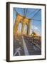Brooklyn Bridge, Manhattan, New York, United States of America, North America-Alan Copson-Framed Photographic Print