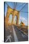 Brooklyn Bridge, Manhattan, New York, United States of America, North America-Alan Copson-Stretched Canvas