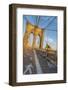 Brooklyn Bridge, Manhattan, New York, United States of America, North America-Alan Copson-Framed Photographic Print