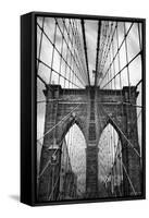 Brooklyn Bridge Mood-Jessica Jenney-Framed Stretched Canvas