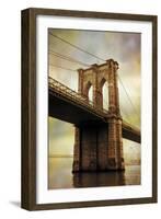 Brooklyn Bridge Morning-Jessica Jenney-Framed Giclee Print