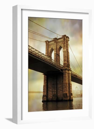 Brooklyn Bridge Morning-Jessica Jenney-Framed Giclee Print