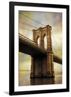 Brooklyn Bridge Morning-Jessica Jenney-Framed Giclee Print