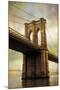 Brooklyn Bridge Morning-Jessica Jenney-Mounted Giclee Print