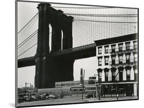 Brooklyn Bridge, New York, 1946-Brett Weston-Mounted Photographic Print