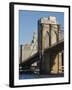 Brooklyn Bridge, New York City, New York, United States of America, North America-Amanda Hall-Framed Photographic Print