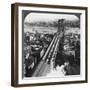 Brooklyn Bridge, New York City, New York, USA, Late 19th or Early 20th Century-Underwood & Underwood-Framed Photographic Print