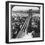 Brooklyn Bridge, New York City, New York, USA, Late 19th or Early 20th Century-Underwood & Underwood-Framed Photographic Print