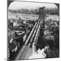 Brooklyn Bridge, New York City, New York, USA, Late 19th or Early 20th Century-Underwood & Underwood-Mounted Photographic Print