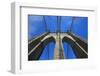 Brooklyn bridge, New York City, USA. September 16, 2012-Gilles Targat-Framed Photographic Print