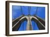 Brooklyn bridge, New York City, USA. September 16, 2012-Gilles Targat-Framed Photographic Print