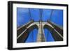 Brooklyn bridge, New York City, USA. September 16, 2012-Gilles Targat-Framed Photographic Print