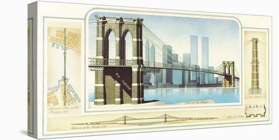 Brooklyn Bridge, New York City-Libero Patrignani-Stretched Canvas