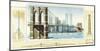 Brooklyn Bridge, New York City-Libero Patrignani-Mounted Art Print