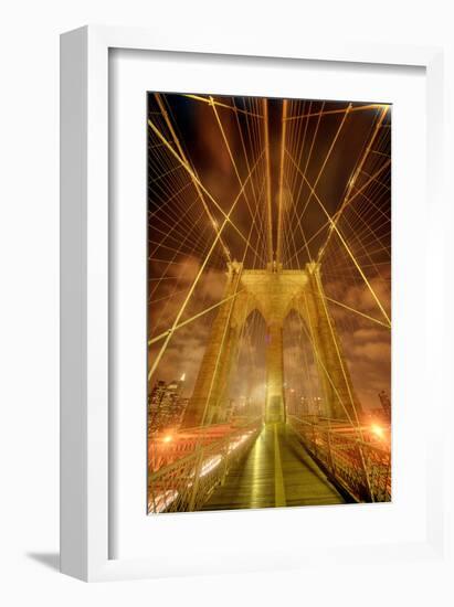 Brooklyn Bridge New York City-null-Framed Art Print