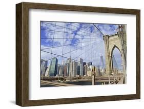 Brooklyn Bridge, New York City-robert cicchetti-Framed Photographic Print