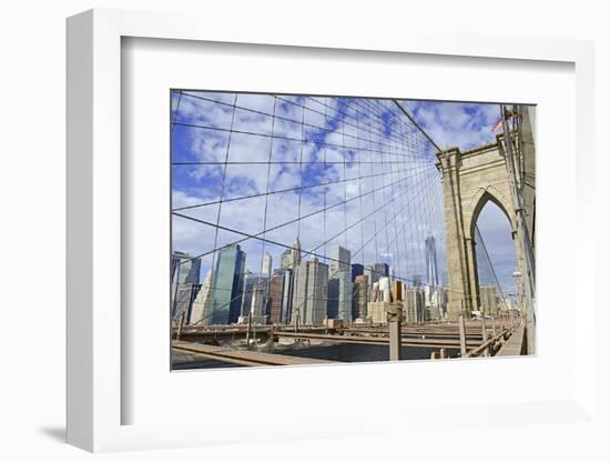 Brooklyn Bridge, New York City-robert cicchetti-Framed Photographic Print