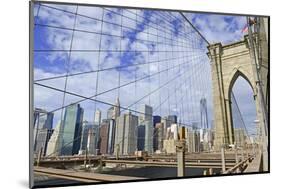 Brooklyn Bridge, New York City-robert cicchetti-Mounted Photographic Print