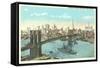 Brooklyn Bridge, New York City-null-Framed Stretched Canvas