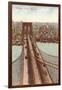 Brooklyn Bridge, New York City-null-Framed Art Print